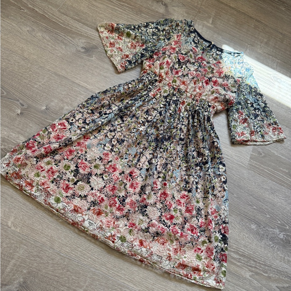 ZARA Woman’s Floral Dress-Size XS - Picture 2 of 8